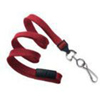010681 HID Red 3/8" (10 mm) Flat Braid Breakaway Woven Lanyard with Swivel Hook - Pack of 100-DISCONTINUED