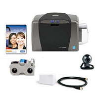 050600 HID Global Fargo DTC1250e ID Card Printer System Kit