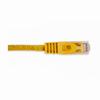 092-596/2YL Vertical Cable 24 AWG 4 Unshielded Twisted Pair Stranded Bare Copper CM Non-Plenum Cat5e Cable - 2ft Patch Cord - Yellow