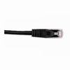 092-597/3BK Vertical Cable 24 AWG 4 Unshielded Twisted Pair Stranded Bare Copper CM Non-Plenum Cat5e Cable - 3ft Patch Cord - Black