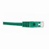 092-599/3GR Vertical Cable 24 AWG 4 Unshielded Twisted Pair Stranded Bare Copper CM Non-Plenum Cat5e Cable - 3ft Patch Cord - Green
