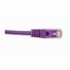 092-602/3PR Vertical Cable 24 AWG 4 Unshielded Twisted Pair Stranded Bare Copper CM Non-Plenum Cat5e Cable - 3ft Patch Cord - Purple