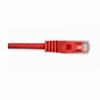 092-603/3RD Vertical Cable 24 AWG 4 Unshielded Twisted Pair Stranded Bare Copper CM Non-Plenum Cat5e Cable - 3ft Patch Cord - Red