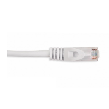 092-604/3WH Vertical Cable 24 AWG 4 Unshielded Twisted Pair Stranded Bare Copper CM Non-Plenum Cat5e Cable - 3ft Patch Cord - White