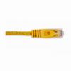 092-605/3YL Vertical Cable 24 AWG 4 Unshielded Twisted Pair Stranded Bare Copper CM Non-Plenum Cat5e Cable - 3ft Patch Cord - Yellow