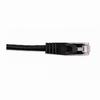 092-606/5BK Vertical Cable 24 AWG 4 Unshielded Twisted Pair Stranded Bare Copper CM Non-Plenum Cat5e Cable - 5ft Patch Cord - Black