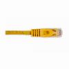 Show product details for 092-632/10YL Vertical Cable 24 AWG 4 Unshielded Twisted Pair Stranded Bare Copper CM Non-Plenum Cat5e Cable - 10ft Patch Cord - Yellow