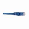 092-652/25BL Vertical Cable 24 AWG 4 Unshielded Twisted Pair Stranded Bare Copper CM Non-Plenum Cat5e Cable - 25ft Patch Cord - Blue