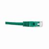 092-653/25GR Vertical Cable 24 AWG 4 Unshielded Twisted Pair Stranded Bare Copper CM Non-Plenum Cat5e Cable - 25ft Patch Cord - Green