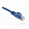 094-805/2BL Vertical Cable 24 AWG 4 Unshielded Twisted Pair Stranded Bare Copper CM Non-Plenum Cat6 Cable - 2ft Patch Cord - Blue