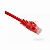 094-810/2RD Vertical Cable 24 AWG 4 Unshielded Twisted Pair Stranded Bare Copper CM Non-Plenum Cat6 Cable - 2ft Patch Cord - Red