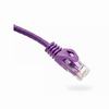 094-818/3PR Vertical Cable 24 AWG 4 Unshielded Twisted Pair Stranded Bare Copper CM Non-Plenum Cat6 Cable - 3ft Patch Cord - Purple