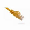 094-821/3YL Vertical Cable 24 AWG 4 Unshielded Twisted Pair Stranded Bare Copper CM Non-Plenum Cat6 Cable - 3ft Patch Cord - Yellow