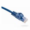 094-823/5BL Vertical Cable 24 AWG 4 Unshielded Twisted Pair Stranded Bare Copper CM Non-Plenum Cat6 Cable - 5ft Patch Cord - Blue