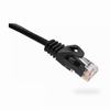 094-831/7BK Vertical Cable 24 AWG 4 Unshielded Twisted Pair Stranded Bare Copper CM Non-Plenum Cat6 Cable - 7ft Patch Cord - Black
