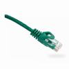 094-833/7GR Vertical Cable 24 AWG 4 Unshielded Twisted Pair Stranded Bare Copper CM Non-Plenum Cat6 Cable - 7ft Patch Cord - Green
