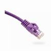 094-836/7PR Vertical Cable 24 AWG 4 Unshielded Twisted Pair Stranded Bare Copper CM Non-Plenum Cat6 Cable - 7ft Patch Cord - Purple