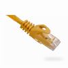 094-839/7YL Vertical Cable 24 AWG 4 Unshielded Twisted Pair Stranded Bare Copper CM Non-Plenum Cat6 Cable - 7ft Patch Cord - Yellow