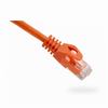 094-844/10OR Vertical Cable 24 AWG 4 Unshielded Twisted Pair Stranded Bare Copper CM Non-Plenum Cat6 Cable - 10ft Patch Cord - Orange