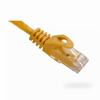094-848/10YL Vertical Cable 24 AWG 4 Unshielded Twisted Pair Stranded Bare Copper CM Non-Plenum Cat6 Cable - 10ft Patch Cord - Yellow