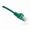 094-869/25GR Vertical Cable 24 AWG 4 Unshielded Twisted Pair Stranded Bare Copper CM Non-Plenum Cat6 Cable - 25ft Patch Cord - Green