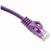 094-881/50PR Vertical Cable 24 AWG 4 Unshielded Twisted Pair Stranded Bare Copper CM Non-Plenum Cat6 Cable 50ft Patch Cord - Purple