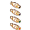 Show product details for 280049YLX Vanco Connector Gold Bulkhead RCA Jack Yellow 2 pack