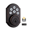 99100-006 Linear Z-Wave Kwikset Door Lock - Deadbolt - Venetian Bronze