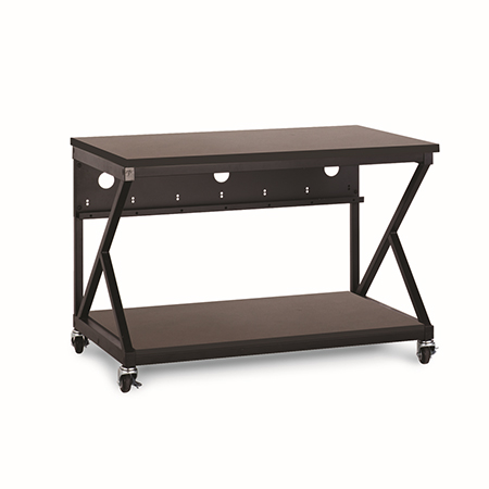5000-3-304-48 Kendall Howard 48 inch Performance Work Bench with Full Bottom Shelf No Upper Shelving - African Mahogany