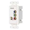 [DISCONTINUED] 500053-WP-US MuxLab Component Video/Analog Audio Wall Plate Balun