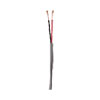 R40001-1B Southwire 18 AWG 2 Conductors Unshielded Stranded Bare Copper CMR/CL3R/FPLR Non-plenum Cable - 1000' Pull Box - Gray