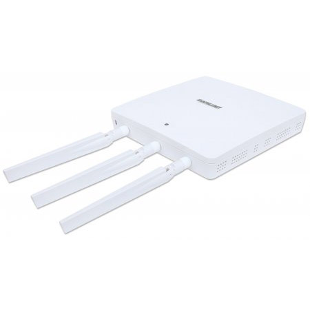 525787 Intellinet High-Power Wireless AC1750 Dual-Band Gigabit PoE Access Point 450 Mbps Wireless N (2.4 GHz) + 1300 Mbps Wireless AC (5 GHz) WDS Wireless Client Isolation 27.5 dBm  Wall-Mount