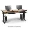 5500-3-001-26 Kendall Howard Advanced Classroom Training Table 72" W by 24" D Hard Rock Maple