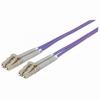 750875 Intellinet Fiber Optic Patch Cable Duplex - Multimode LC/LC - OM4 - 3.0 Feet - Violet