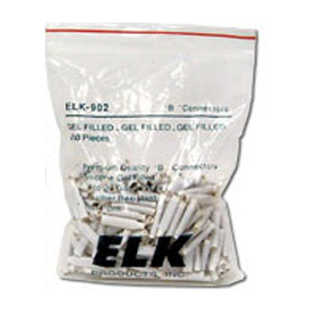ELK-902 ELK White Gel Filled "B" Connectors - Min 80 bags
