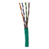 Show product details for 96263-46-05 Coleman Cable 24 AWG 4 Pair Unshielded Twisted Pairs (UTP) Solid Bare Copper CMR Cat5e Non-plenum Network Cable - 1000' Pull Box - Green