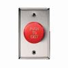 991-RBPTDX32D Dormakaba Rutherford Controls Standard Single Gang Blank Button in 32D - Red