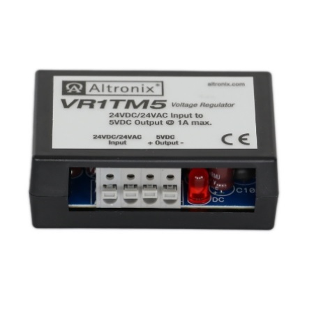 VR1TM5 Altronix Power Conversion Module - Converts 24VAC/VDC to 5VDC @ 1Amp