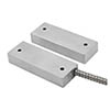 Show product details for ACC-400-18 Industrial Aluminum Surface Mount Magnetic Contact CLOSED Loop 3" Gap w/ 18" Stainless Steel Armored Cable