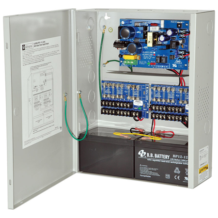 AL300ULXPD16 Altronix 16 Output Fused Power Supply/Charger w/ Enclosure 12VDC or 24VDC @ 2.5 Amp