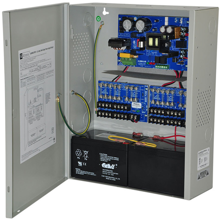 AL600ULXPD16 Altronix 16 Output Power Supply/Charger w/ Enclosure 12VDC or 24VDC @ 6 Amp