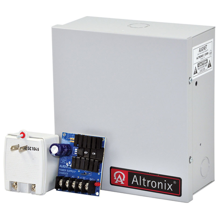 AL624ET Altronix Linear Power Supply/Charger w/ Enclosure and Tranformer - 6VDC/12VDC or 24VDC