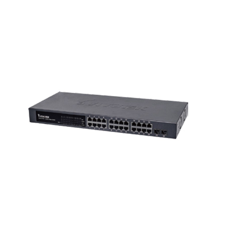 [DISCONTINUED] AW-FGT-260A-250 Vivotek Unmanaged PoE Switch 24 Ports + 2 Ports GE Combo Switch - 250W