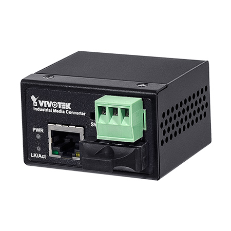 AW-IHS-0200 Vivotek Industrial FE Media Converter SC Multi-Mode Fiber 2KM