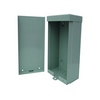 Show product details for BW-118 Mier NEMA Type 3R Outdoor 6" W x 8" H x 4" D Metal Electrical Enclosure - Gray