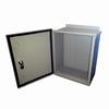 Show product details for BW-119L Mier NEMA Type 3R Outdoor 10" W x 12" H x 6" D Metal Electrical Enclosure - Gray