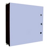 Show product details for BW-1248BPSS Mier NEMA Type 4X Outdoor 24" W x 24 "H x 8 "D Stainless Steel Electrical Enclosure - Gray w/ Internal Removable 22" W x 22" H Back Panel - Solid Door