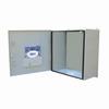 Show product details for BW-124BP Mier NEMA Type 4 Outdoor 24" W x 24" H x 12" D Electrical Enclosure - Gray w/ Removable 22" W x 22" H Back-Panel