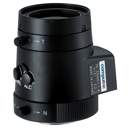 HG3Z1014AFCS Computar CS-Mount 10-30mm Vari-focal F/1.4 Video Auto Iris Lens