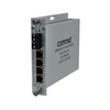 CNFE4+1SMSM2POE Comnet 5 Port 10/100 Mbps Ethernet Self-Managed Switch 1FX with PoE+ on 4TX 2 Fiber Multimode 62.5/125μm